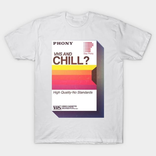 VHS and Chill? T-Shirt by MysticTimeline